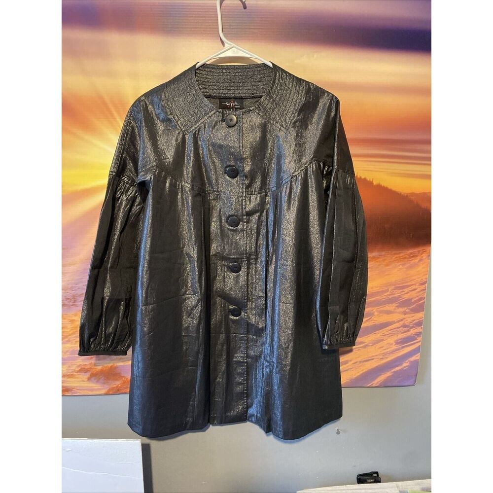 Sofia Design Spring Coat Light Overcoat Large Shi… - image 4